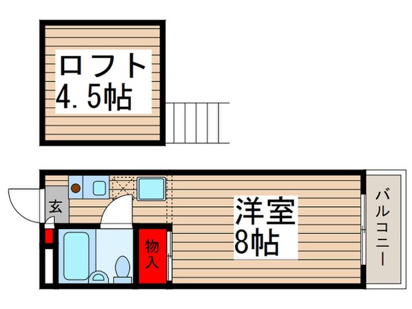 パンプキン前原東の物件間取画像